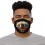 Warning Bear Black Mask