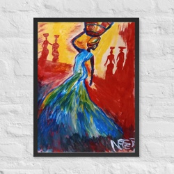 Nebt-Het Dance Framed Poster
